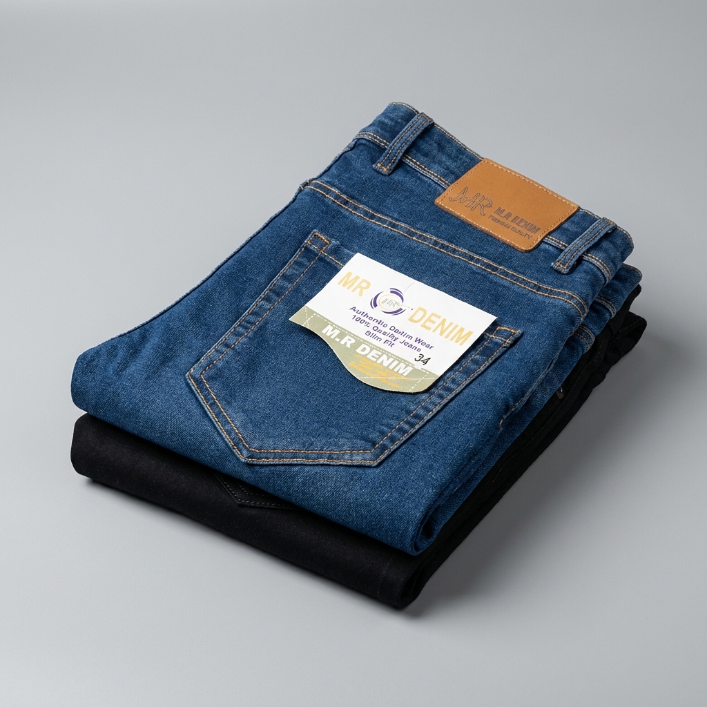 স্লিম ফিট জিন্স - কম্বো ভিউ